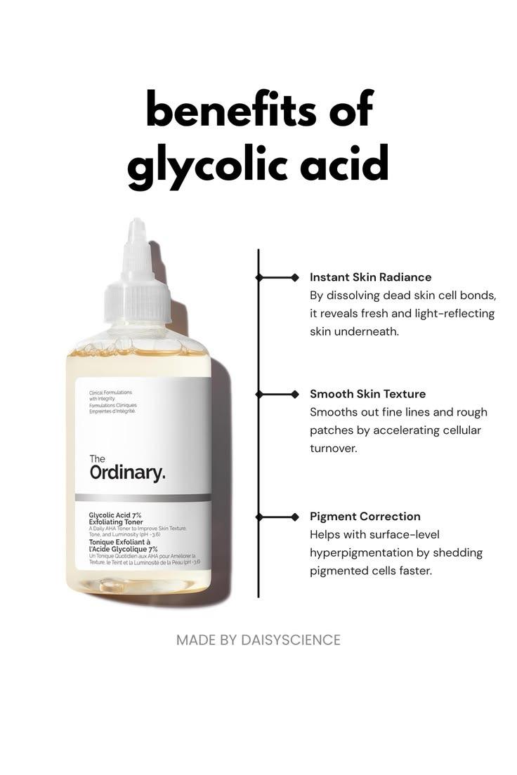The Ordinary Glycolic Acid 7% Exfoliating Toner 240ml