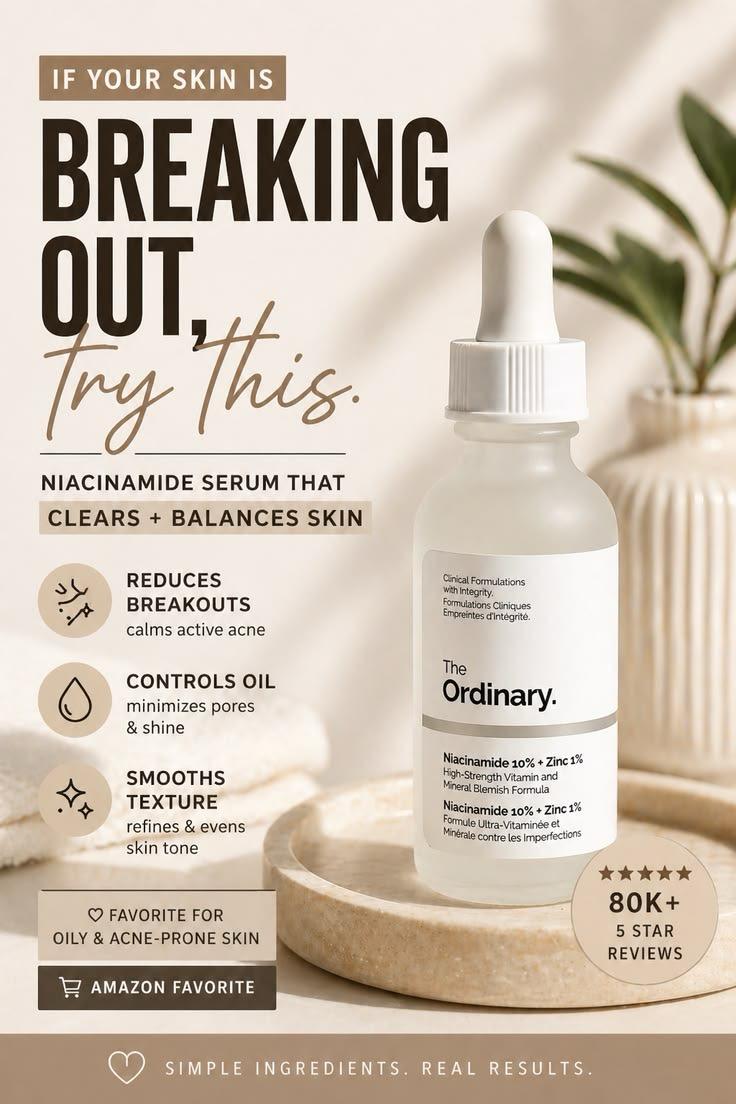 The Ordinary Niacinamide 10% + ZINC 1%