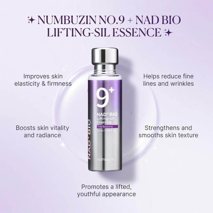 Numbuzin No.9 NMN Bio Lifting-Sil Essence 50 ml