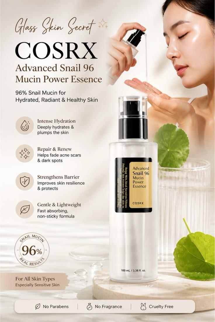 Cosrx Advanced Snail 96 Mucin Power Essence