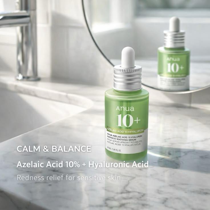 Anua azelaic acid 10 hyaluron redness soothing serum